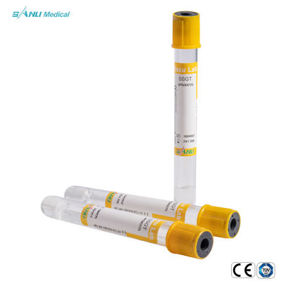 VAKUUMblut-Sammlungs-Rohr 16*100mm des Wegwerfgel-Klumpen-additives SSGT Glas