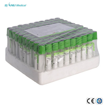 Wegwerfnatrium-/Lithium-Heparin-Gel-Vakuumblut-Sammlungs-Rohre PSGT 13*100mm