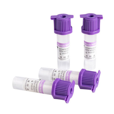 Medizinisches Mikroblut-Sammlungs-Rohr 0.25/0.5ml 8x45mm