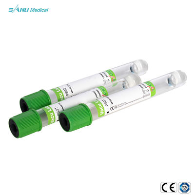 Lithium-Heparin-Gel-Vakuumblut-Sammlungs-Rohre mit Sicherheits-Schließung 16*100