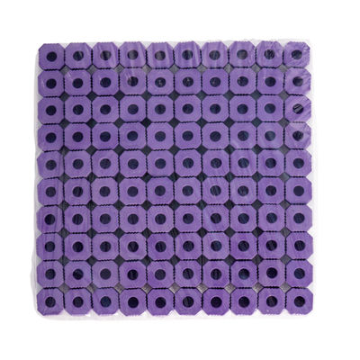 Mikro-EDTA K2 Kapillarblut-Sammlungs-Rohr-Lavendel-Gummikappe