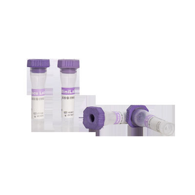 Mikro-EDTA K2 Kapillarblut-Sammlungs-Rohr-Lavendel-Gummikappe