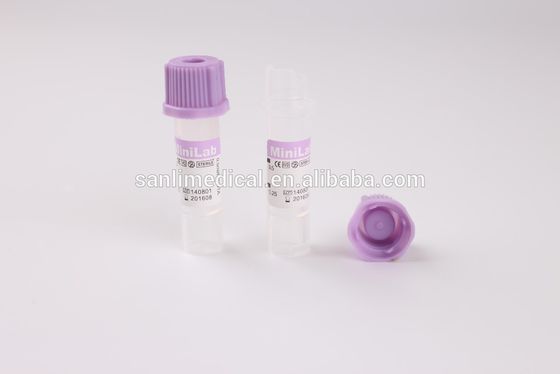 Einzelner Gebrauch 0.2ml 0.25ml 0.5ml der SANLI-Kapillarblut-Sammlungs-Rohre