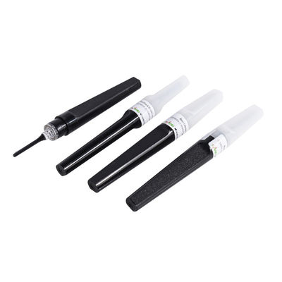 Einfacheres Durchdringen des schwarzen der Rückblenden-Blut-Sammlungs-Nadel-22 Messgerät-11/4“