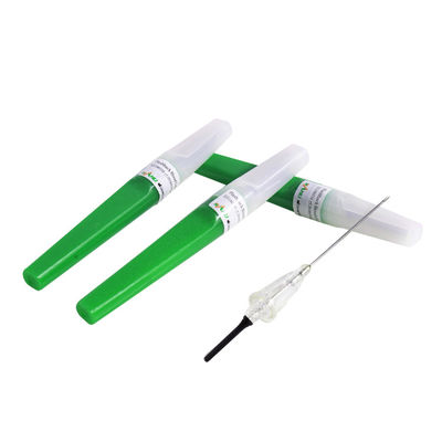 11/4“ Blut-Sammlungs-Nadel-Rückblenden-Vakuumgrün färben 21G 0.8x31mm