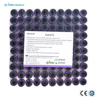 EDTA K2 Vakuumblut-Sammlungs-Rohre STREICHELN genehmigtes 16x100mm CER