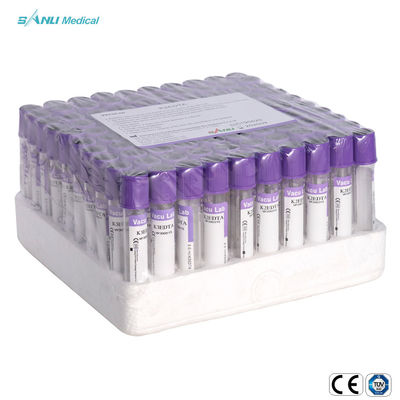 Lavendel-Spitzen-Plastikblut-Sammlungs-Rohre CER-anerkanntes EDTA K2 mit GEL