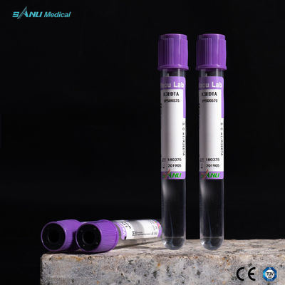 Plastiksammlungs-Rohre EDTA K3 des blut-5ml Zusatz 13x75mm