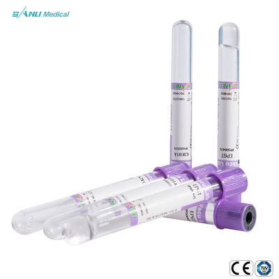 Plastiksammlungs-Rohre EDTA K3 des blut-5ml Zusatz 13x75mm