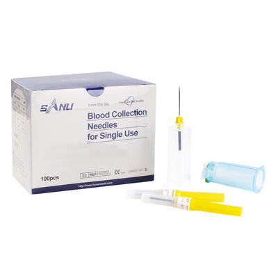 Wegwerfgelbes Ethylenoxid der blut-Sammlungs-Nadel-20G entkeimte