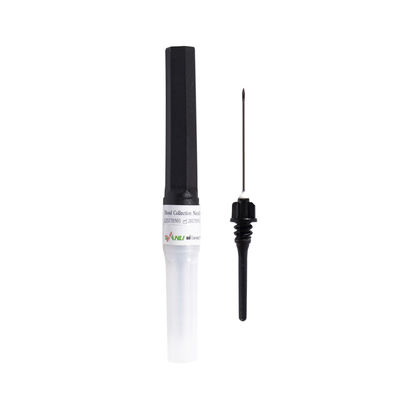 Multi Farbe der Beispielblut-Sammlungs-Nadel-22G Blcak Wegwerf
