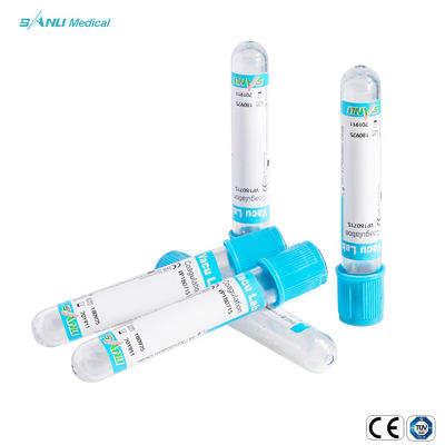 blauer Spitzender gerinnungs-1.8ml Natriumcitrat-Zusatz 13x75mm Rohr-des Glas-3,2%