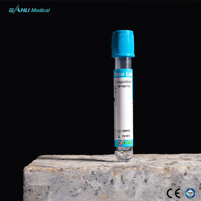 blauer Spitzender gerinnungs-1.8ml Natriumcitrat-Zusatz 13x75mm Rohr-des Glas-3,2%