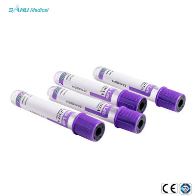 Blut-Routinereagenzröhrchen-Blut-Sammlungs-Rohre 2 ml-EDTA K2 additive Lavendel-Spitze
