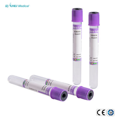 EDTA K3 Glasspitze der blut-Sammlungs-Rohr-16x100mm des Lavendel-6ml