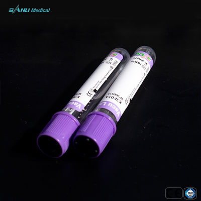 EDTA K3 Glasspitze der blut-Sammlungs-Rohr-16x100mm des Lavendel-6ml