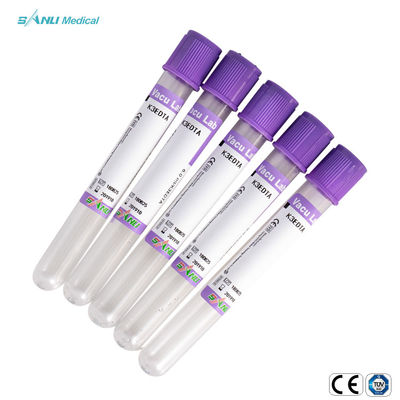 EDTA K3 Glasspitze der blut-Sammlungs-Rohr-16x100mm des Lavendel-6ml