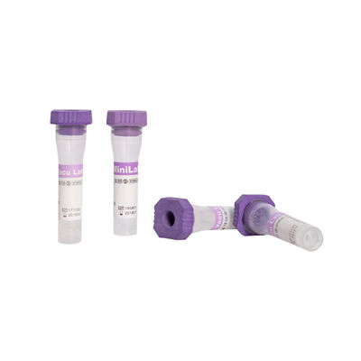 DES EDTA-K3 Mikro-haarartiges purpurrotes Rohr EDTA Rohr-0.2ml