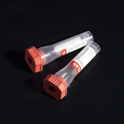Klumpen-Aktivator-Kapillarblut-Sammlungs-Rohr-rote Gummikappe 8x45mm