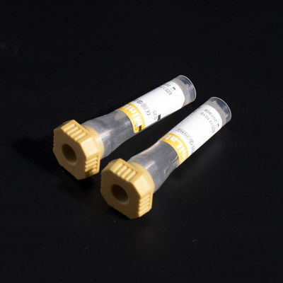 Gelbes Rohr-Gel-Klumpen-Aktivator-Rohr der Kapillarblut-Sammlungs-Rohr-0.35ml