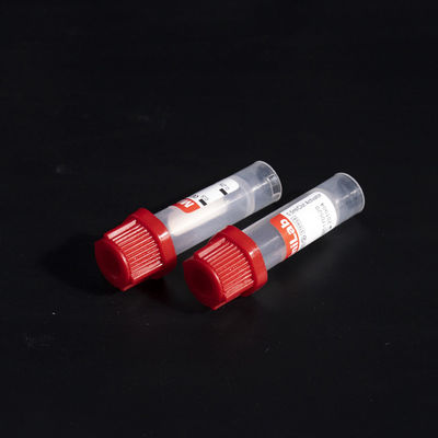 Rote Spitzenkapillarblut-Sammlungs-Rohre 0.5ml 100pcs Tray Packing
