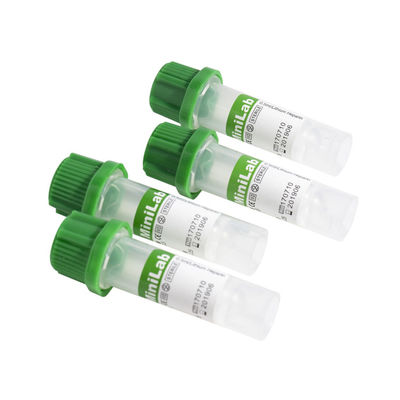 Lithium-Heparin-grünes Oberrohr des Blut-Kapillarrohr-0.25ml