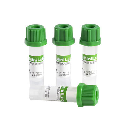 Lithium-Heparin-grünes Oberrohr des Blut-Kapillarrohr-0.25ml