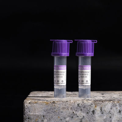 Blut-Sammlung EDTA beschichtete Kapillarrohre purpurroten Spitzen-EDTA K2 Zusatz