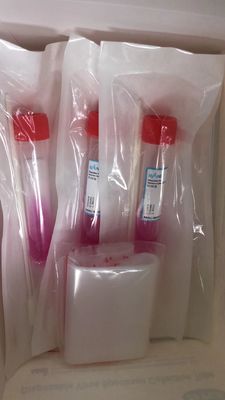 Rohr des RNase-freier Virentransport-mittleres Virentransport-3ml mit Putzlappen