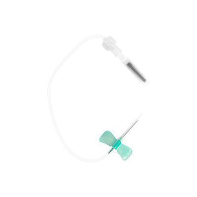 Grün-Schmetterling beflügelte Infusion des Schmetterlings-ISO9001 der Nadel-21G stellte 21G ein