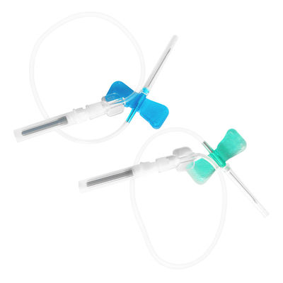 Grün-Schmetterling beflügelte Infusion des Schmetterlings-ISO9001 der Nadel-21G stellte 21G ein