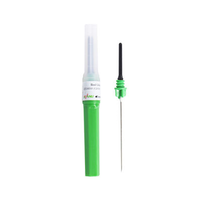 Sterile multi Beispiel-Blut-Sammlungs-Nadel Wegwerf-21g 1 Zoll-grüne Farbe