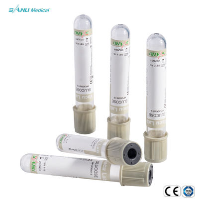 blut-Sammlungs-Rohre Wegwerf-ISO9001 der Glukose-3ml genehmigten medizinische Glas