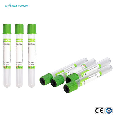 Vakuumblut-Sammlungs-Rohre ISO13485 des Lithium-Heparin-Gel-2ml mit Sicherheits-Schließung