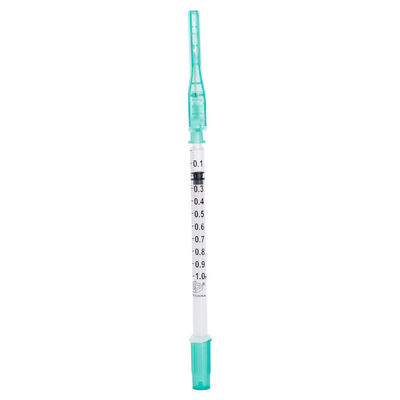 Sterile Sicherheits-medizinische arterielles Blut-Sammlungs-Spritze Wegwerf-3ml 22G