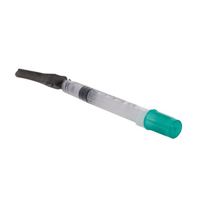 Sterile Sicherheits-medizinische arterielles Blut-Sammlungs-Spritze Wegwerf-3ml 22G