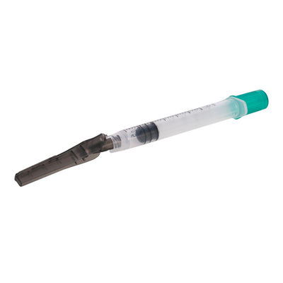 Sterile Sicherheits-medizinische arterielles Blut-Sammlungs-Spritze Wegwerf-3ml 22G