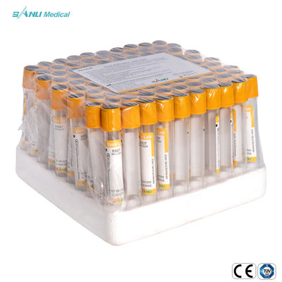Vakuum-Blut-Sammlungs-Rohr Wegwerf-5-9ml des Gel-Klumpen-additives SSGT Glas-