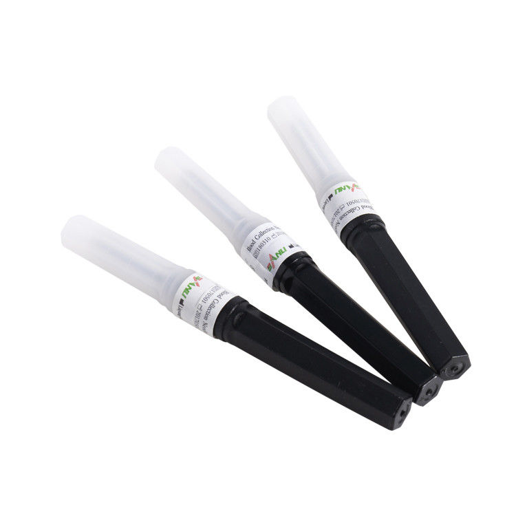 Multi Farbe der Beispielblut-Sammlungs-Nadel-22G Blcak Wegwerf